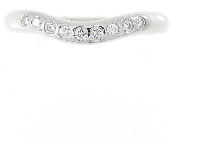 Autre Marque Tiffany & Co. Curved 9P Band Ring - Ansicht 2