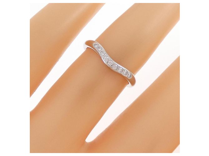 Autre Marque Tiffany & Co. Curved 9P Band Ring - Ansicht 5
