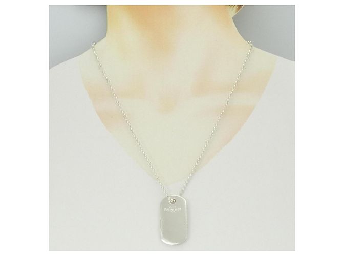 Autre Marque Collar Placa de Identificación Tiffany Coin Edge - vista 6
