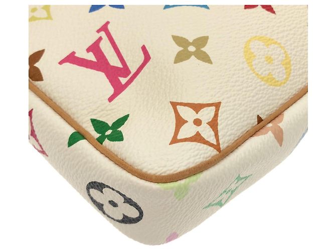 Louis Vuitton Multicolor Pochette Accessoires Weiß - Ansicht 3