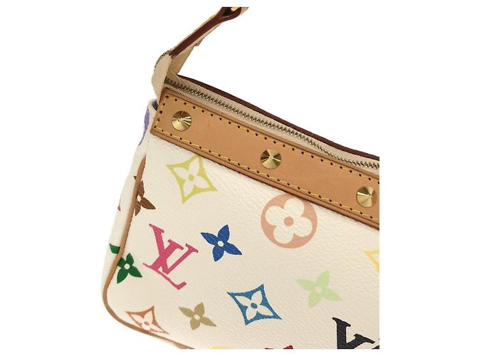 Louis Vuitton Multicolor Pochette Accessoires Weiß - Ansicht 4