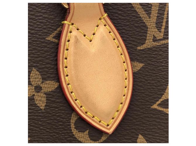 Louis Vuitton Monogram Sac Plat BB Handtasche Braun - Ansicht 3