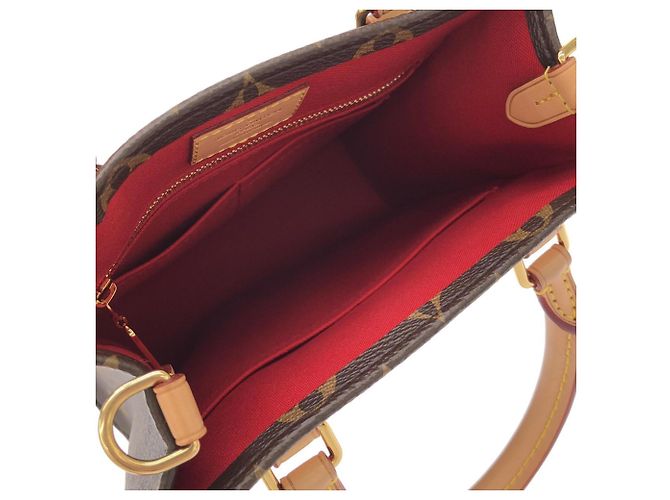 Louis Vuitton Monogram Sac Plat BB Handtasche Braun - Ansicht 7