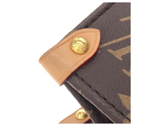 Louis Vuitton Monogram Sac Plat BB Handtasche Braun - Ansicht 8