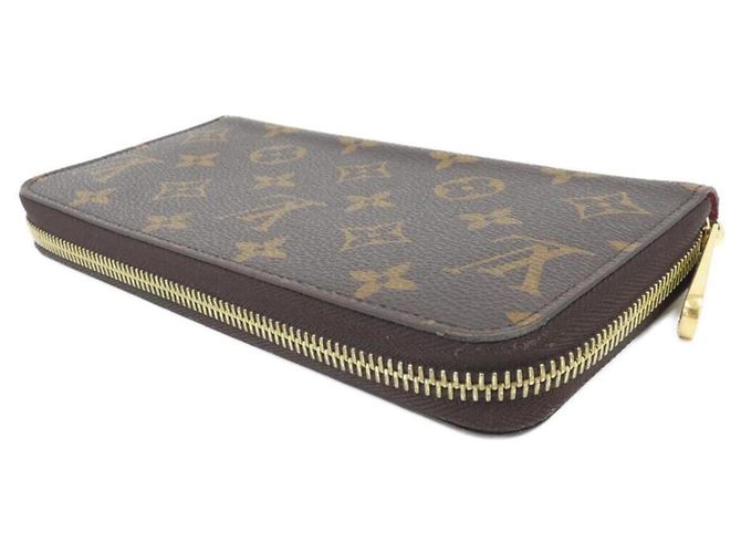 Louis Vuitton Monogram Zippy Wallet M41895 Castaño Fucsia - vista 2
