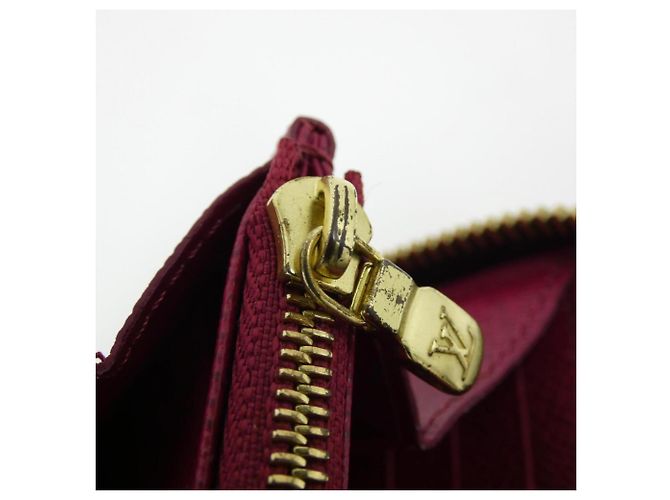 Louis Vuitton Monogram Zippy Wallet M41895 Castaño Fucsia - vista 7