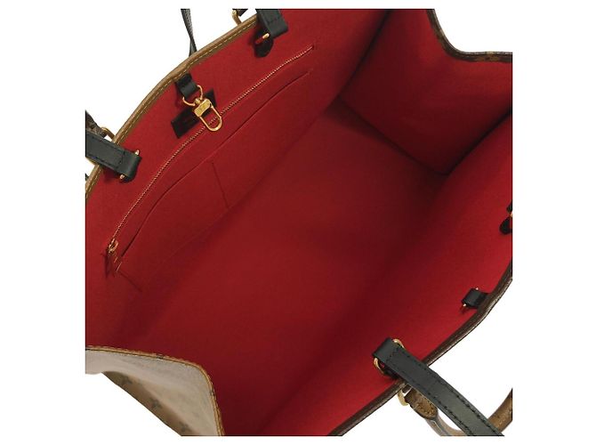 Bolso Louis Vuitton Monogram Giant OnTheGo GM Castaño - vista 8