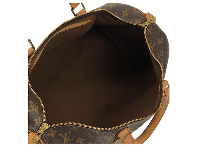 Borsa Boston Louis Vuitton Monogram Speedy Bandoulière Marrone - vista 8