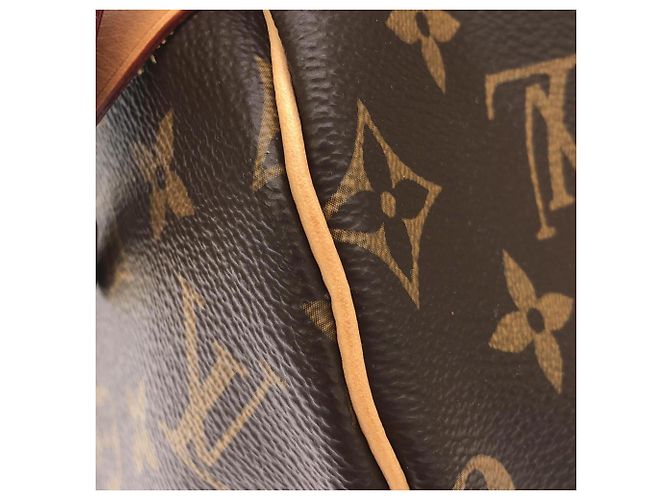 Borsa Boston Louis Vuitton Monogram Speedy 25cm Marrone - vista 3