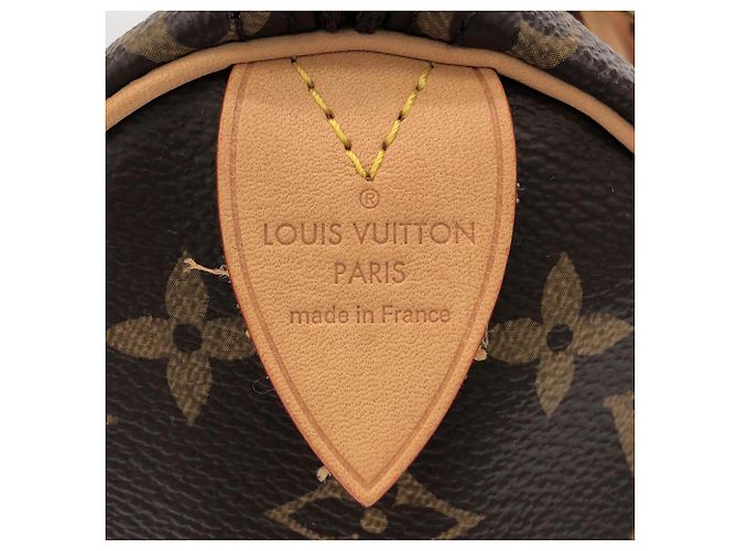 Borsa Boston Louis Vuitton Monogram Speedy 25cm Marrone - vista 5