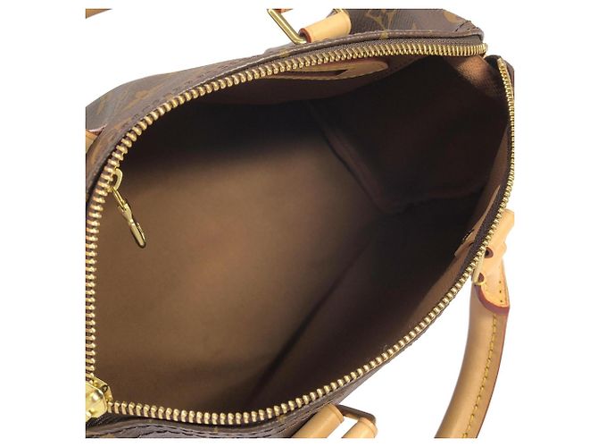 Borsa Boston Louis Vuitton Monogram Speedy 25cm Marrone - vista 8