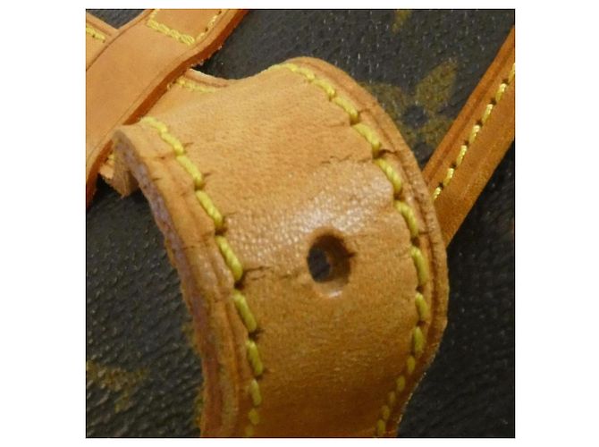 Bolsa de Ombro Louis Vuitton Monogram Saumur Marrom - vista 5