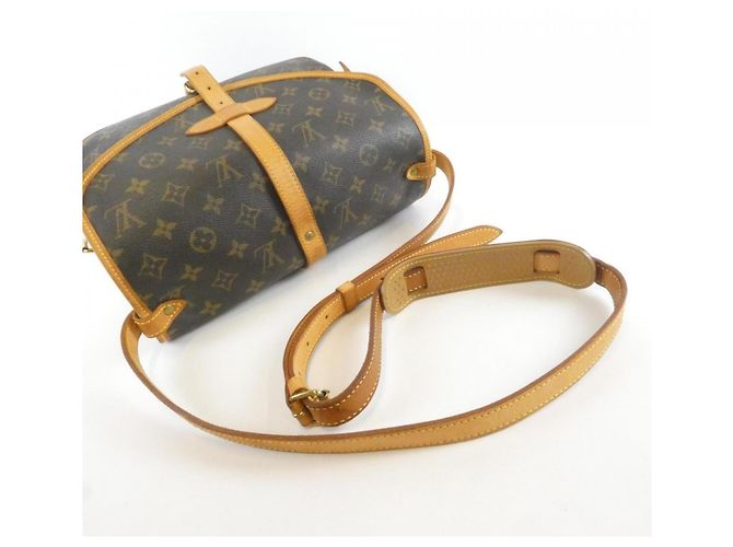 Bolsa de Ombro Louis Vuitton Monogram Saumur Marrom - vista 6