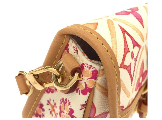 Borsa Louis Vuitton Monogram Tile Nano Diane Corallo - vista 6