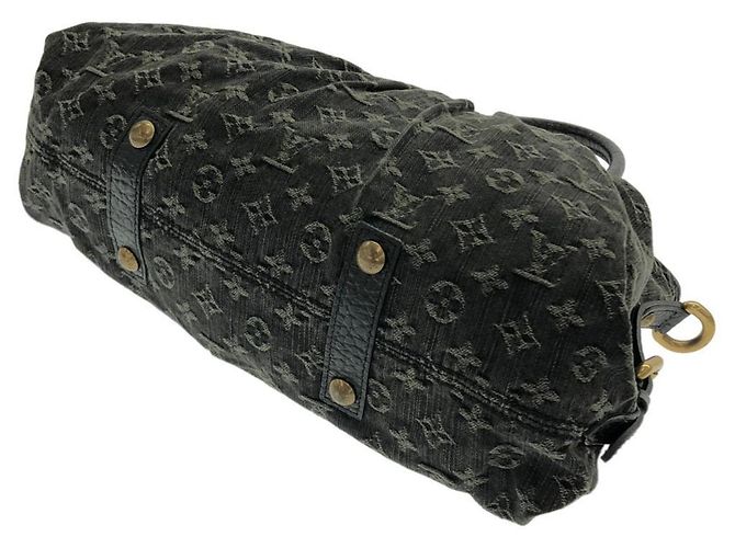 Borsa Louis Vuitton Monogram Denim Neo Cabby MM Nero - vista 2