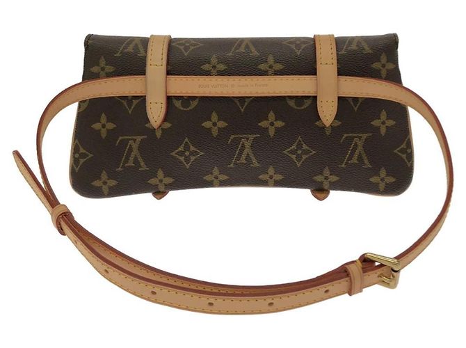 Louis Vuitton Monogram Pochette Marelle Gürteltasche Braun - Ansicht 2