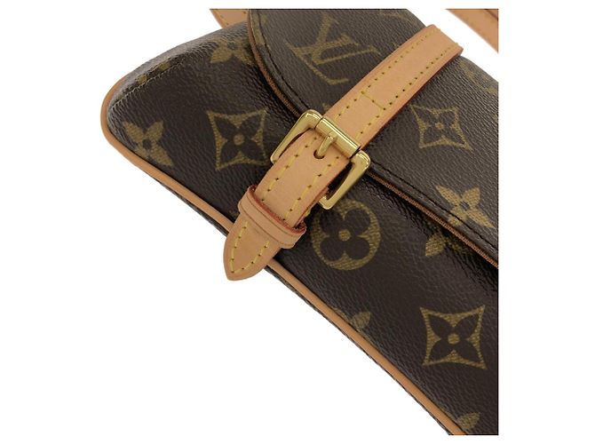 Louis Vuitton Monogram Pochette Marelle Gürteltasche Braun - Ansicht 4