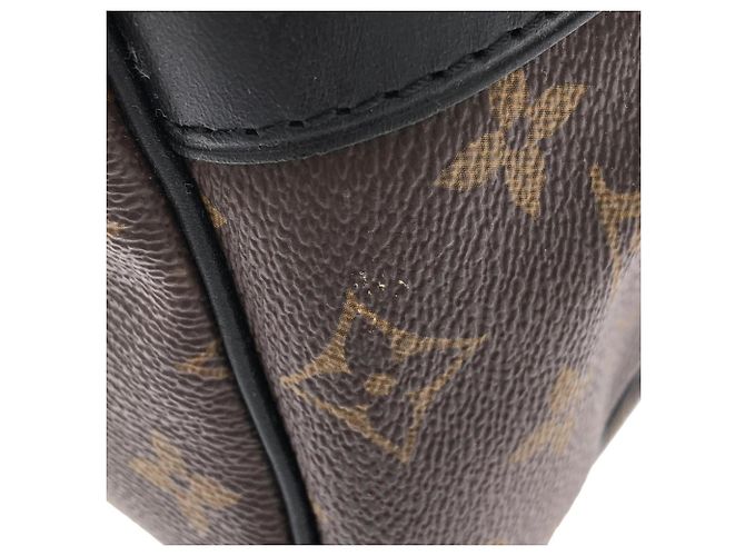 Louis Vuitton Monogram Macassar Keepall Bandoulière 45cm Marrom - vista 3