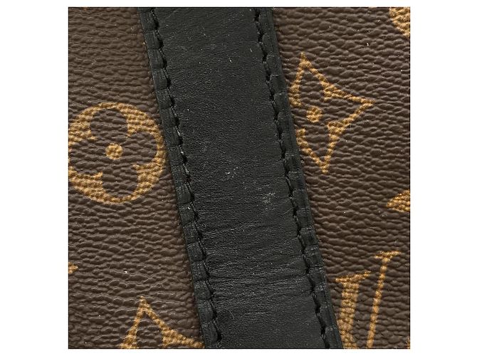 Louis Vuitton Monogram Macassar Keepall Bandoulière 45cm Marrom - vista 4