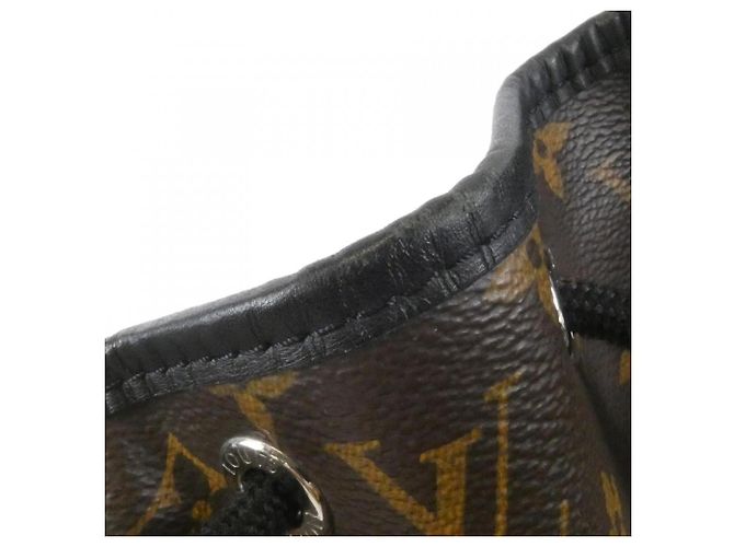 Mochila Louis Vuitton Monogram Macassar Castaño - vista 5