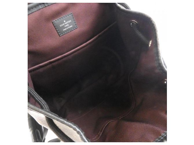 Mochila Louis Vuitton Monogram Macassar Castaño - vista 9