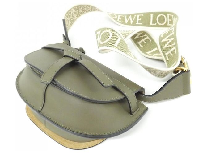 Sac à épaule Loewe Gate Dual Mini Vert - vue 3