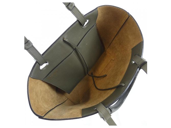 Loewe Anagram Tote Small Handtasche Khaki - Ansicht 8