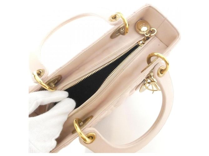 Bolso Christian Dior Lady Medium Rosa - vista 10