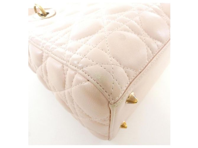 Bolso Christian Dior Lady Medium Rosa - vista 3