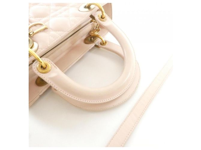 Bolso Christian Dior Lady Medium Rosa - vista 7