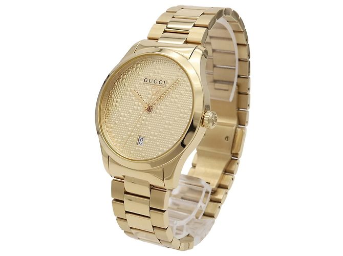 Orologio al Quarzo da Uomo Gucci G-Timeless Quadrante Oro - vista 3