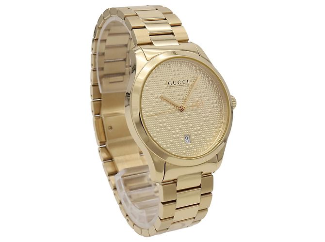 Orologio al Quarzo da Uomo Gucci G-Timeless Quadrante Oro - vista 4