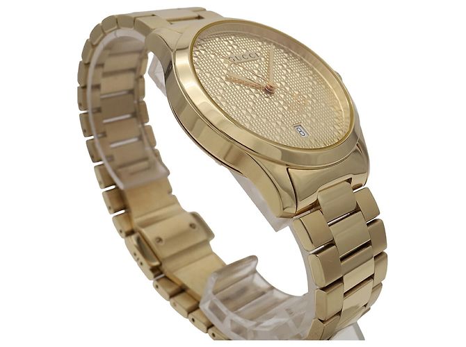 Orologio al Quarzo da Uomo Gucci G-Timeless Quadrante Oro - vista 6