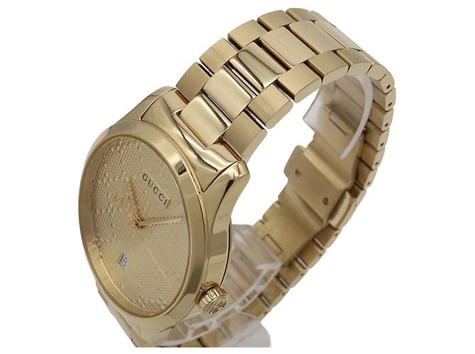 Orologio al Quarzo da Uomo Gucci G-Timeless Quadrante Oro - vista 7