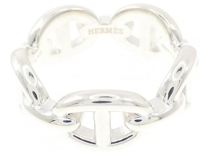 Ring Anel Hermès Chaine d'Ancre Enchainée Prata - vista 2