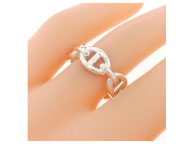 Ring Anel Hermès Chaine d'Ancre Enchainée Prata - vista 4