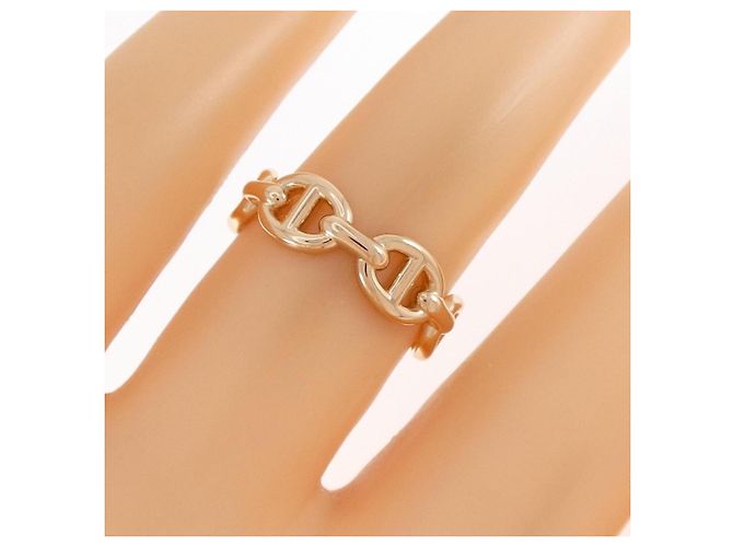 Ring Anel Hermès Chaine d'Ancre Enchainée Dourado - vista 4