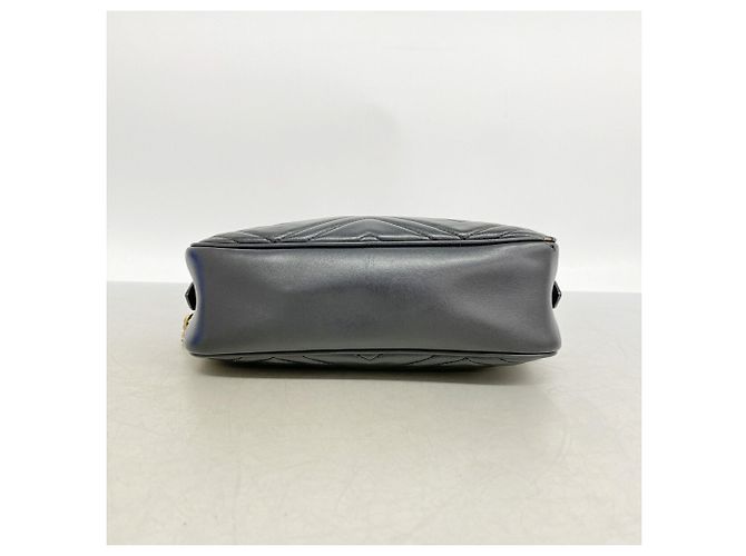 Borsa a tracolla Gucci GG Marmont Nero - vista 3
