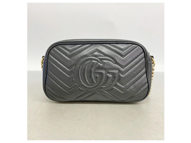 Borsa a tracolla Gucci GG Marmont Nero - vista 9
