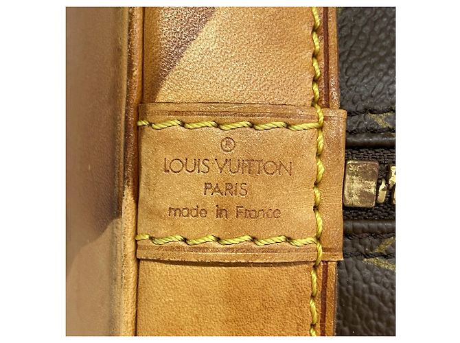Bolso de mano Louis Vuitton Alma Monogram Castaño - vista 5