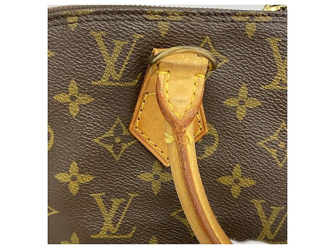 Bolso de mano Louis Vuitton Alma Monogram Castaño - vista 8