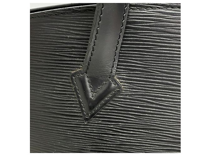 Sac à main Louis Vuitton Epi Saint Jacques Noir - vue 12