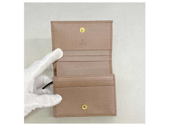 Gucci GG Marmont Ledergeldbörse Pink - Ansicht 3