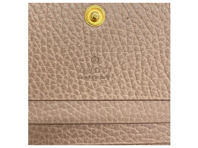 Gucci GG Marmont Ledergeldbörse Pink - Ansicht 4