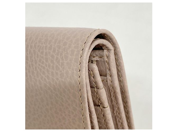 Gucci GG Marmont Ledergeldbörse Pink - Ansicht 5