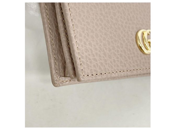 Gucci GG Marmont Ledergeldbörse Pink - Ansicht 6