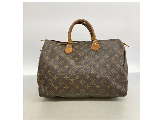 Bolsa Louis Vuitton Monogram Speedy 35 Marrom - vista 11