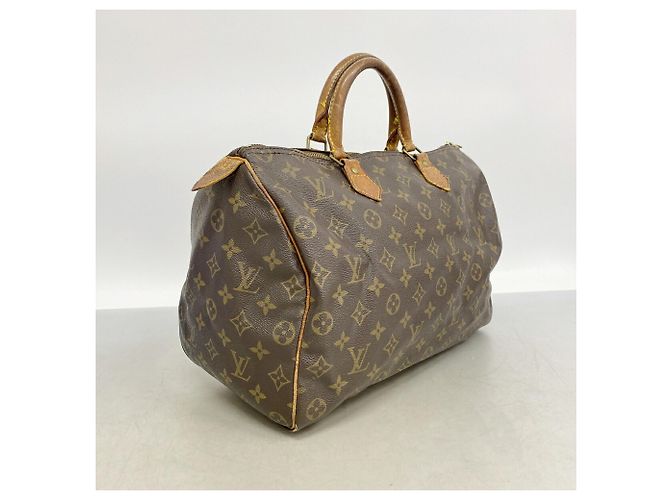 Bolsa Louis Vuitton Monogram Speedy 35 Marrom - vista 2