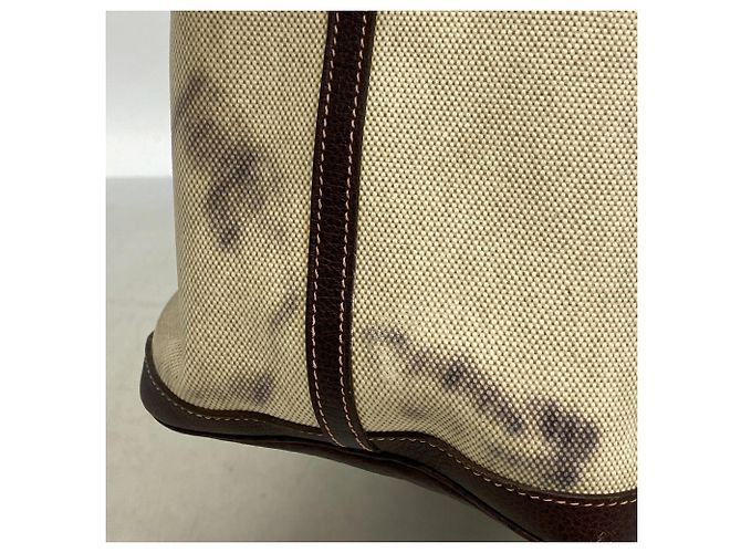 Hermès Saco Tote Hermes Garden PM Marrom - vista 6