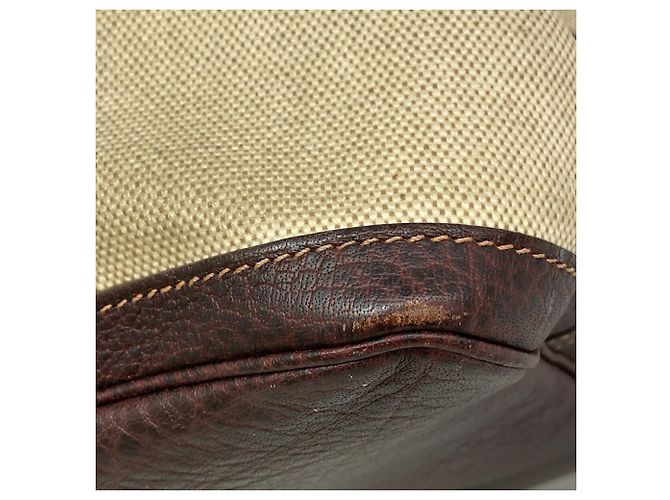 Hermès Saco Tote Hermes Garden PM Marrom - vista 7